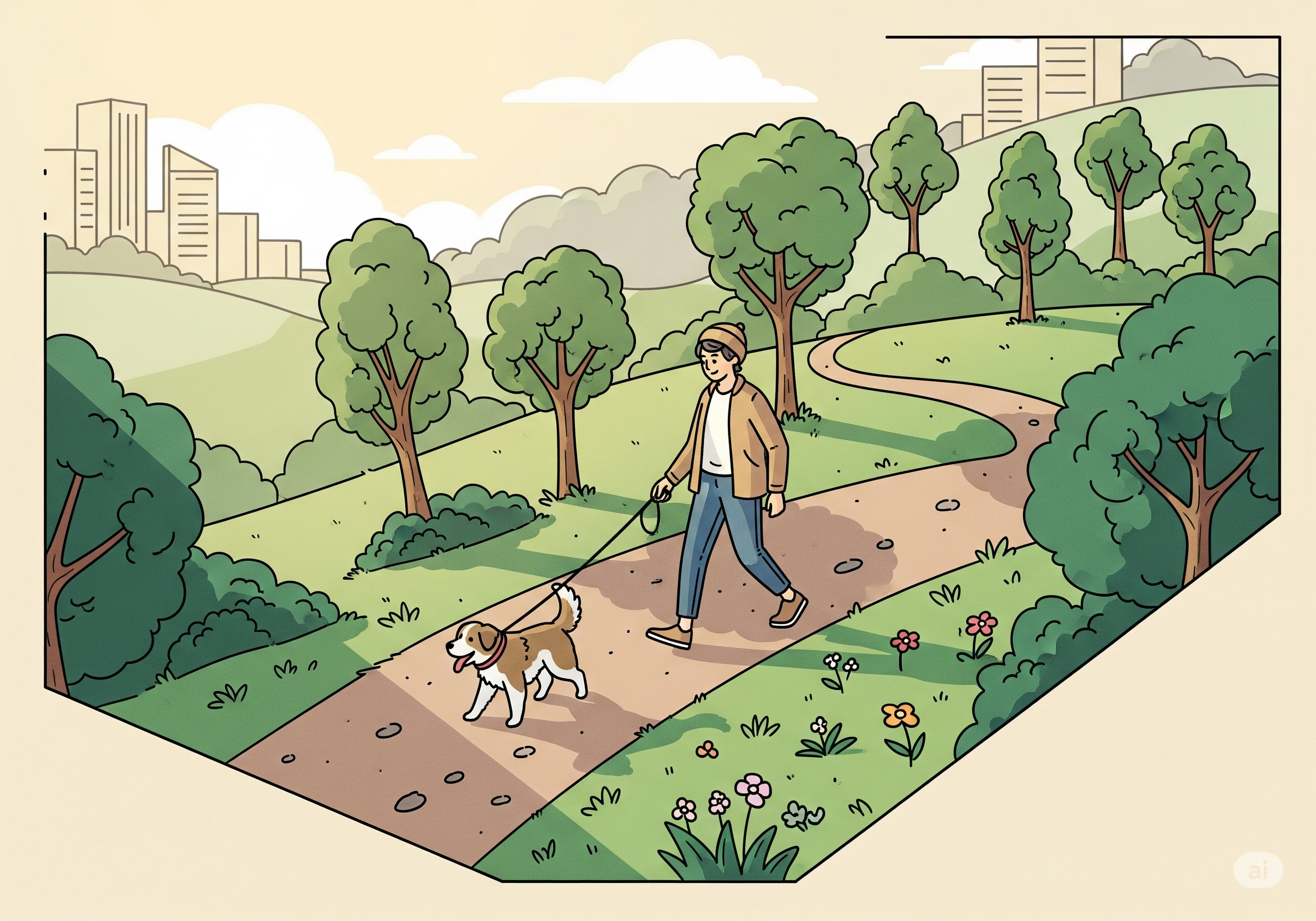 Promenade de chien